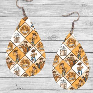 Toy Story Woody Earrings
